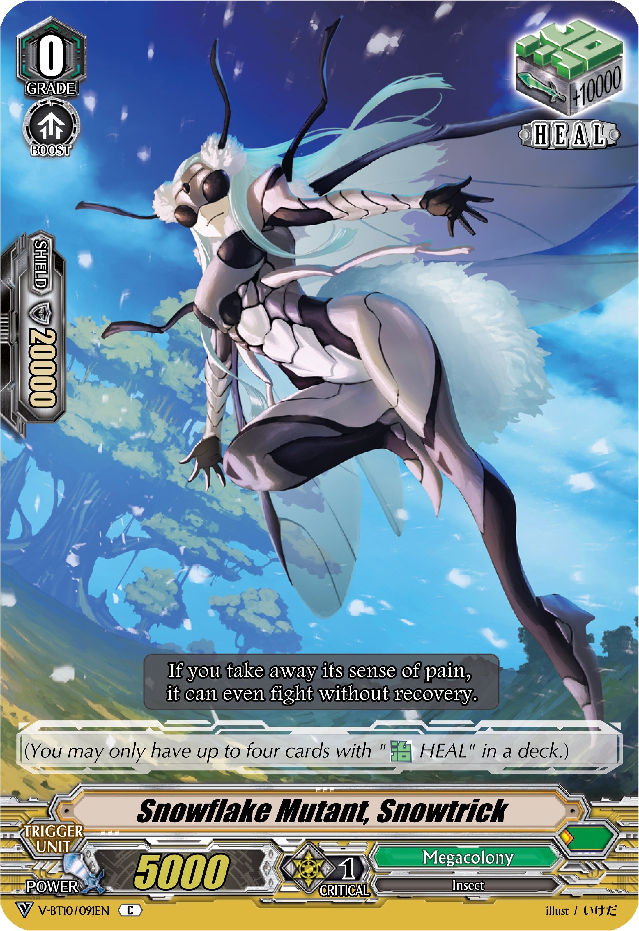 Image for Snowflake Mutant, Snowtrick (V-BT10: Phantom Dragon Aeon) (V-BT10/091EN) - Cardfight Vanguard