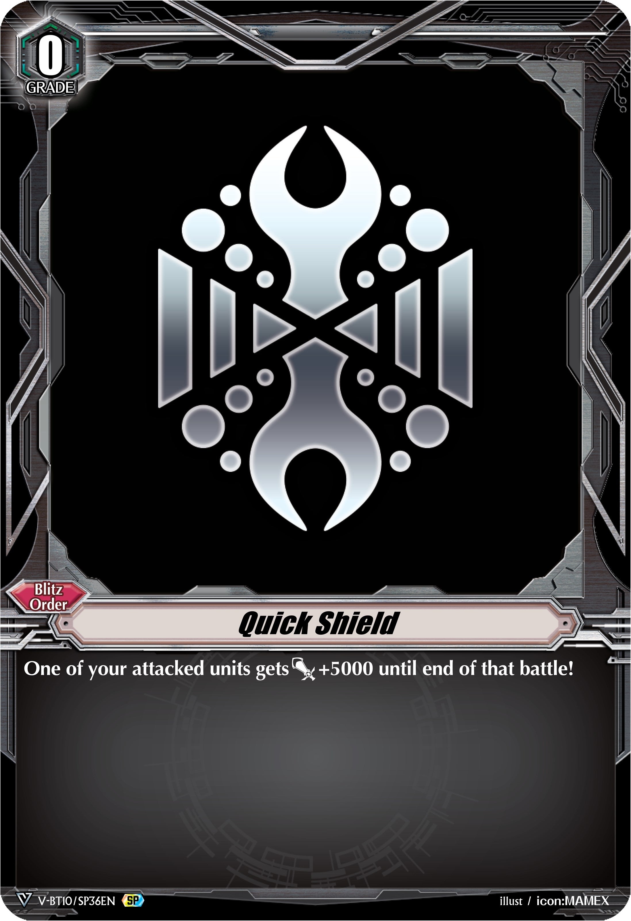 Image for Quick Shield (Megacolony) (SP) (V-BT10: Phantom Dragon Aeon) (V-BT10/SP36EN) - Cardfight Vanguard