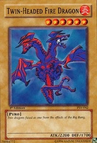 Image for Twin-Headed Fire Dragon (Pharaoh's Servant) (PSV-042) - YuGiOh