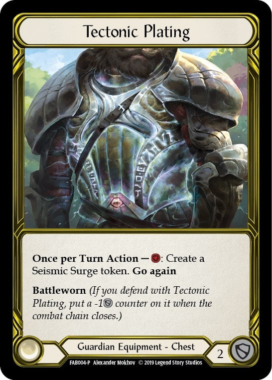 Image for Tectonic Plating (Golden) - FAB004 (Flesh and Blood: Promo Cards) (FAB004) - Flesh and Blood TCG