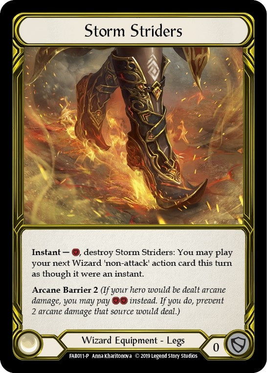 Image for Storm Striders (Golden) -  FAB011 (Flesh and Blood: Promo Cards) (FAB011) - Flesh and Blood TCG