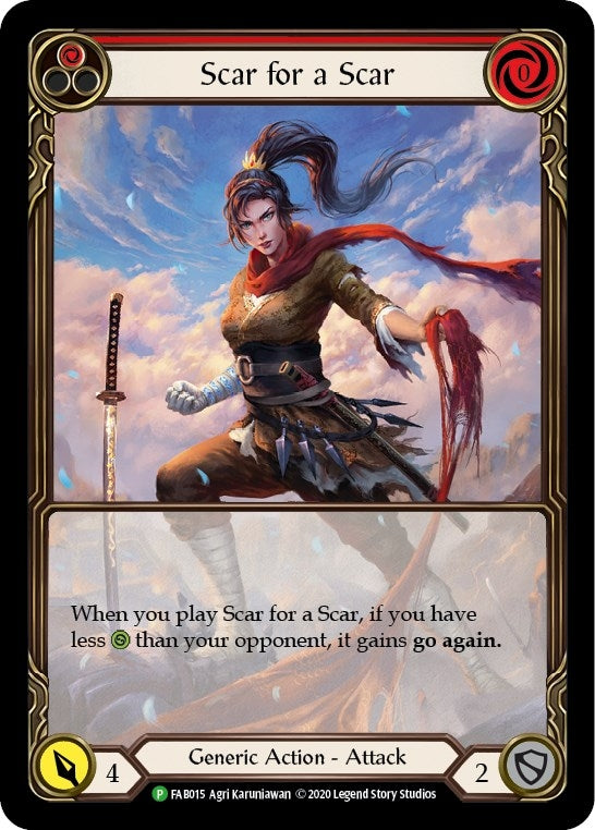 Image for Scar for a Scar - FAB015 (Flesh and Blood: Promo Cards) (FAB015) - Flesh and Blood TCG