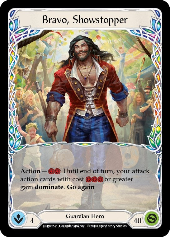 Image for Bravo, Showstopper - HER002 (Flesh and Blood: Promo Cards) (HER002) - Flesh and Blood TCG