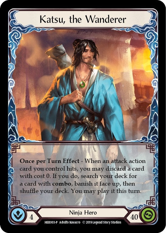 Image for Katsu, the Wanderer - HER003 (Flesh and Blood: Promo Cards) (HER003) - Flesh and Blood TCG