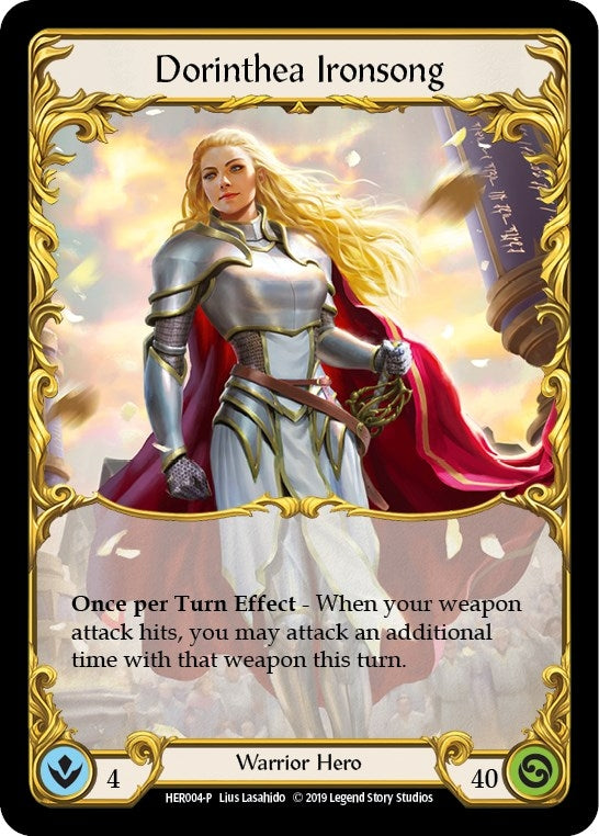 Image for Dorinthea Ironsong - HER004 (Flesh and Blood: Promo Cards) (HER004) - Flesh and Blood TCG