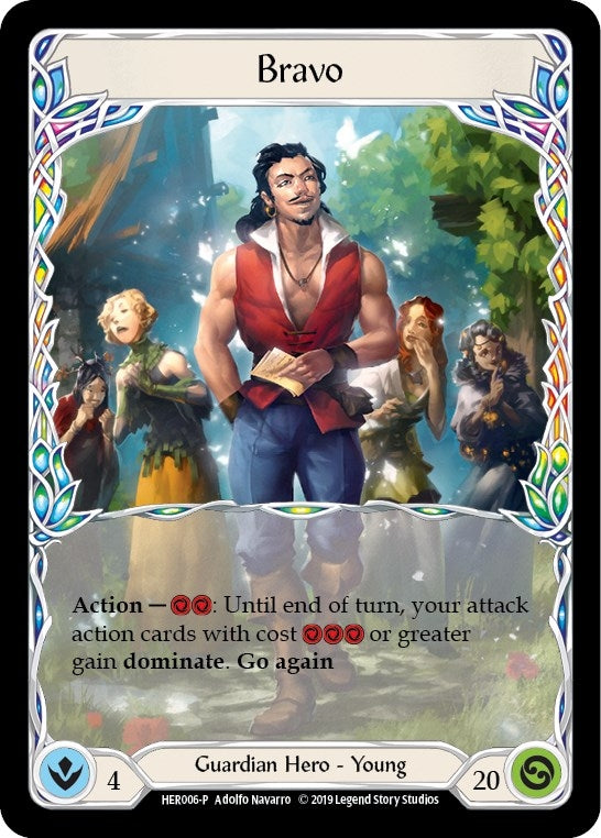 Image for Bravo - HER006 (Flesh and Blood: Promo Cards) (HER006) - Flesh and Blood TCG