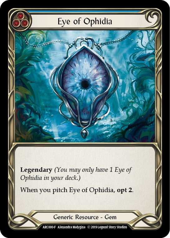 Image for Eye of Ophidia (Arcane Rising) (ARC000) - Flesh and Blood TCG