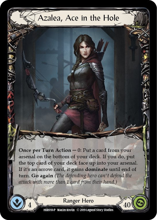 Image for Azalea, Ace in the Hole (Rainbow) - HER018 (Flesh and Blood: Promo Cards) (HER018) - Flesh and Blood TCG