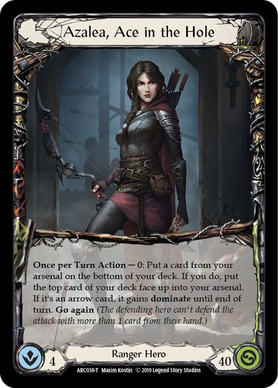 Image for Azalea, Ace in the Hole // Dash, Inventor Extraordinaire (Arcane Rising) (ARC038 // ARC001) - Flesh and Blood TCG