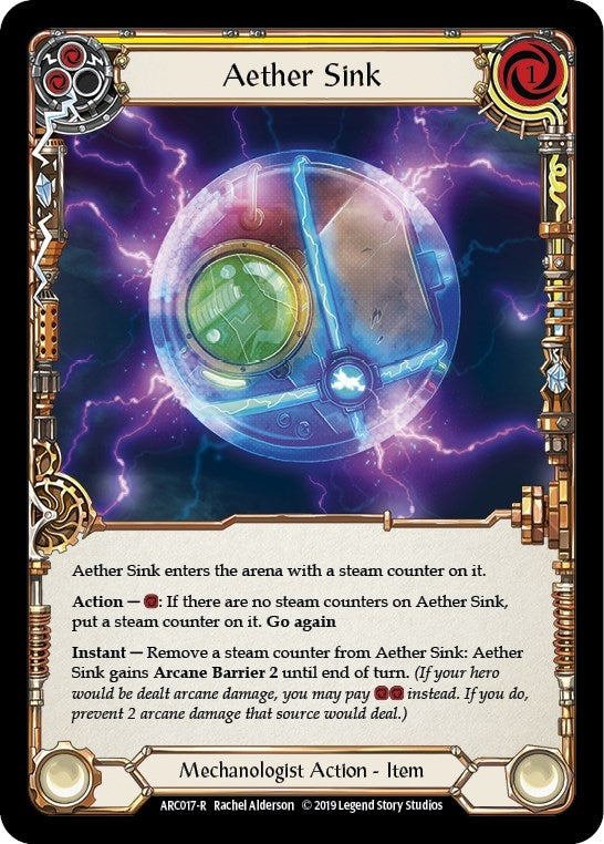 Image for Aether Sink (Arcane Rising) (ARC017) - Flesh and Blood TCG