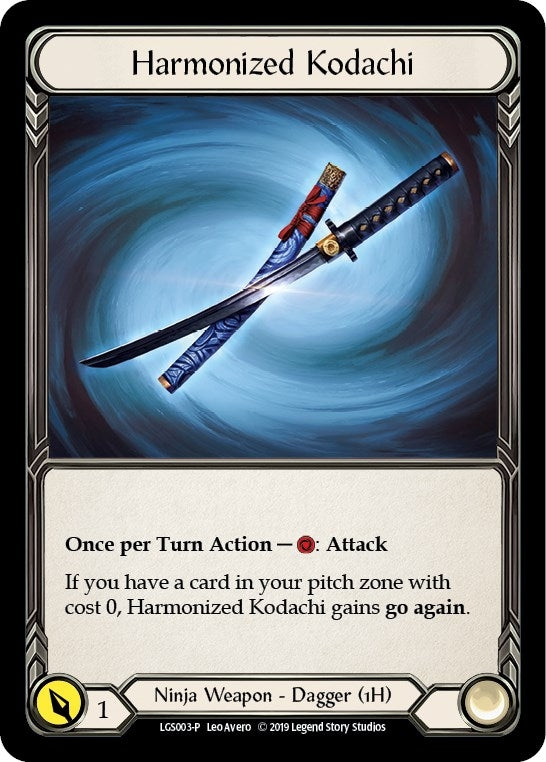 Image for Harmonized Kodachi - LGS003 (Flesh and Blood: Promo Cards) (LGS003) - Flesh and Blood TCG