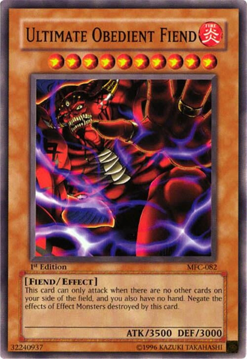 Image for Ultimate Obedient Fiend (Magician's Force) (MFC-082) - YuGiOh