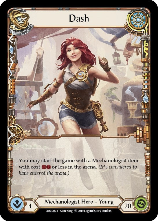 Image for Dash // Kano, Dracai of Aether (Arcane Rising) (ARC002 // ARC113) - Flesh and Blood TCG