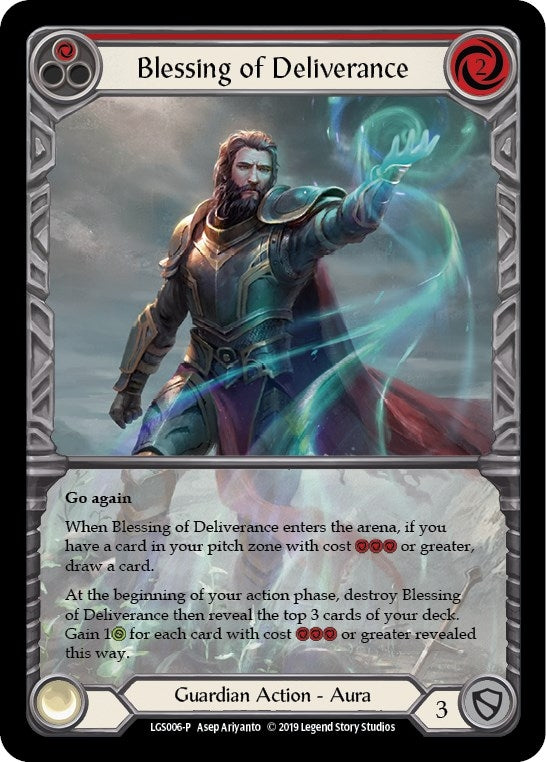 Image for Blessing of Deliverance (Red) - LGS006 (Flesh and Blood: Promo Cards) (LGS006) - Flesh and Blood TCG