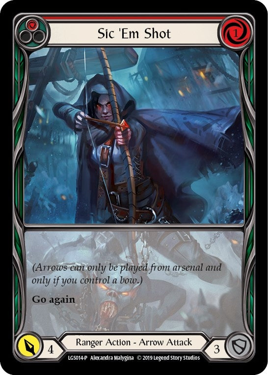 Image for Sic 'Em Shot (Red) - LGS014 (Flesh and Blood: Promo Cards) (LGS014) - Flesh and Blood TCG