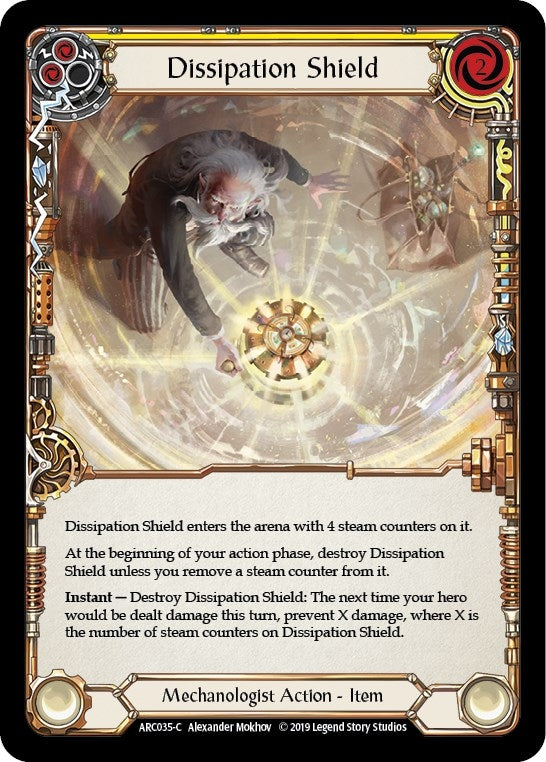 Image for Dissipation Shield (Arcane Rising) (ARC035) - Flesh and Blood TCG