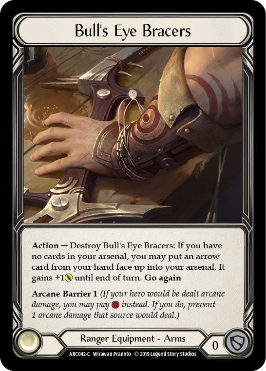 Image for Bull's Eye Bracers (Arcane Rising) (ARC042) - Flesh and Blood TCG