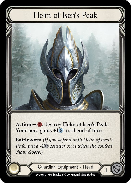 Image for Helm of Isen's Peak (Hero Deck: Bravo) (BVO004) - Flesh and Blood TCG
