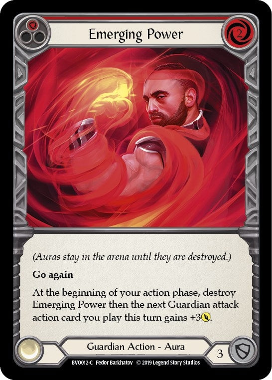 Image for Emerging Power (Red) (Hero Deck: Bravo) (BVO012) - Flesh and Blood TCG