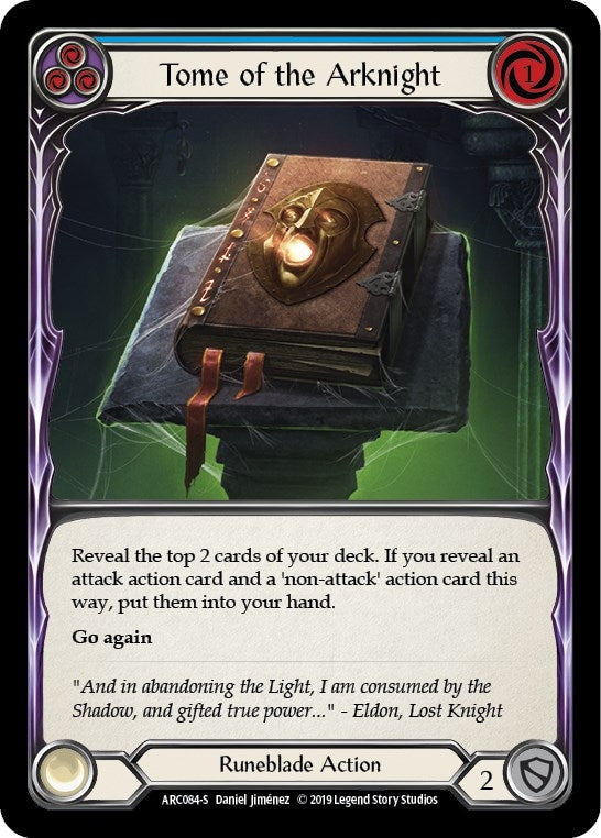 Image for Tome of the Arknight (Arcane Rising) (ARC084) - Flesh and Blood TCG