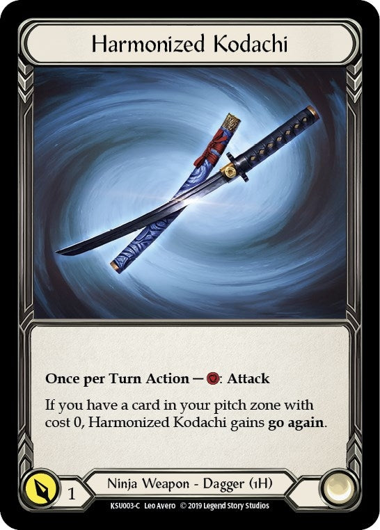 Image for Harmonized Kodachi (Hero Deck: Katsu) (KSU003) - Flesh and Blood TCG