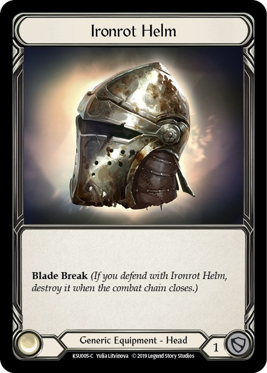 Image for Ironrot Helm (Hero Deck: Katsu) (KSU005) - Flesh and Blood TCG