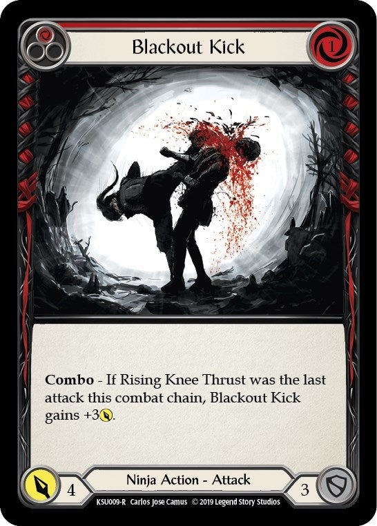 Image for Blackout Kick (Red) (Hero Deck: Katsu) (KSU009) - Flesh and Blood TCG