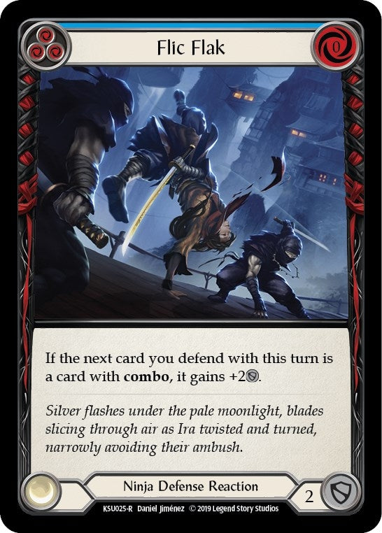 Image for Flic Flak (Blue) (Hero Deck: Katsu) (KSU025) - Flesh and Blood TCG