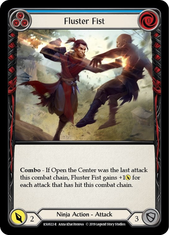 Image for Fluster Fist (Blue) (Hero Deck: Katsu) (KSU022) - Flesh and Blood TCG