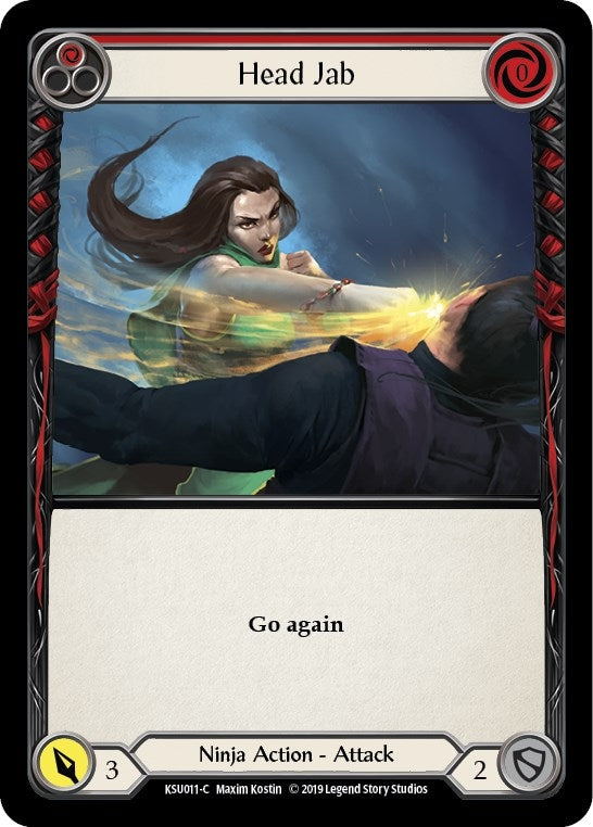 Image for Head Jab (Red) (Hero Deck: Katsu) (KSU011) - Flesh and Blood TCG