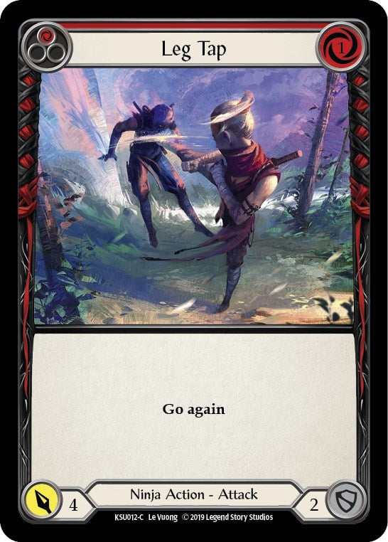 Image for Leg Tap (Red) (Hero Deck: Katsu) (KSU012) - Flesh and Blood TCG