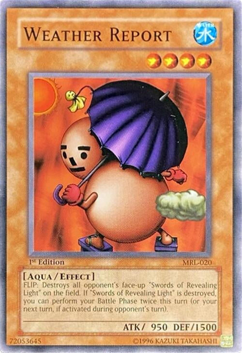 Image for Weather Report (Magic Ruler) (MRL-020) - YuGiOh