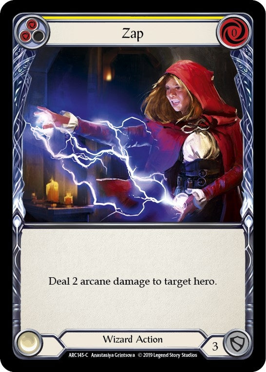 Image for Zap (Yellow) (Arcane Rising) (ARC145) - Flesh and Blood TCG