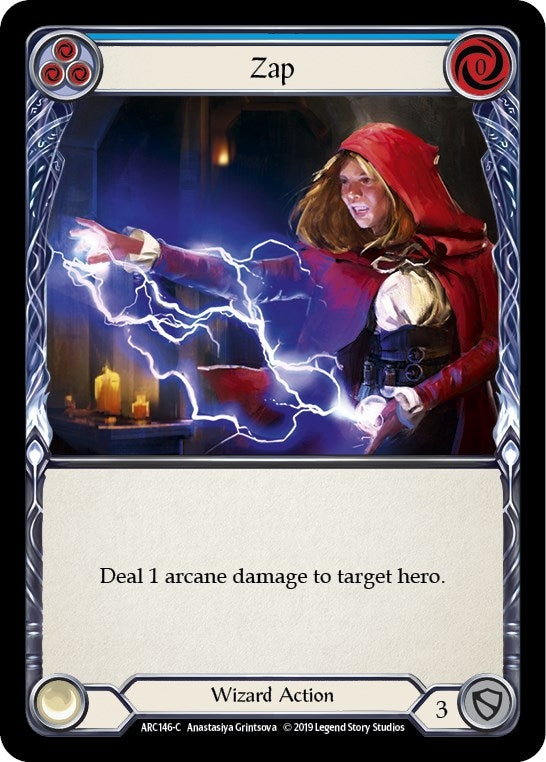 Image for Zap (Blue) (Arcane Rising) (ARC146) - Flesh and Blood TCG