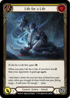 Image for Life for a Life (Yellow) (Arcane Rising) (ARC165) - Flesh and Blood TCG