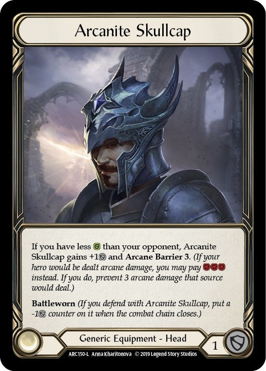 Image for Arcanite Skullcap (Arcane Rising) (ARC150) - Flesh and Blood TCG