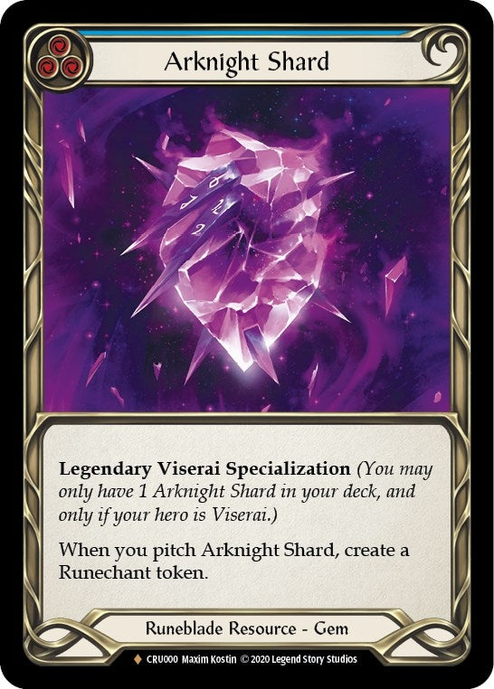 Image for Arknight Shard (Crucible of War) (CRU000) - Flesh and Blood TCG