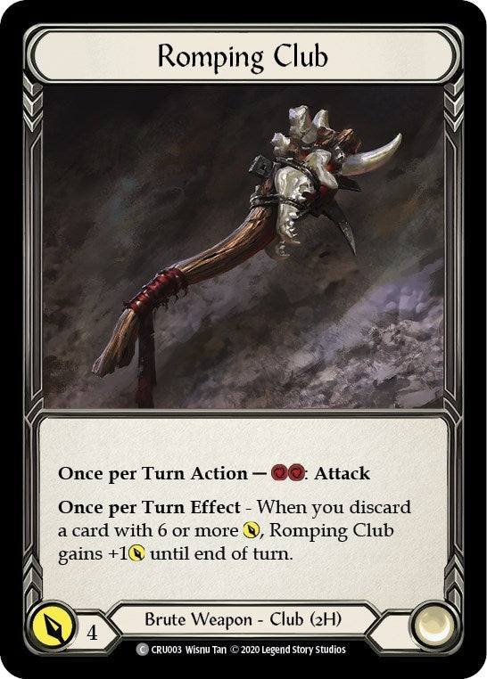 Image for Romping Club (Crucible of War) (CRU003) - Flesh and Blood TCG