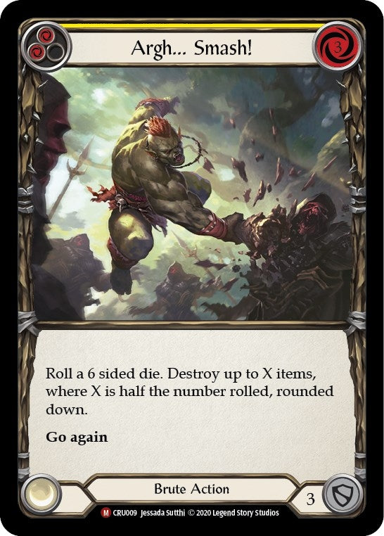 Image for Argh... Smash! (Crucible of War) (CRU009) - Flesh and Blood TCG
