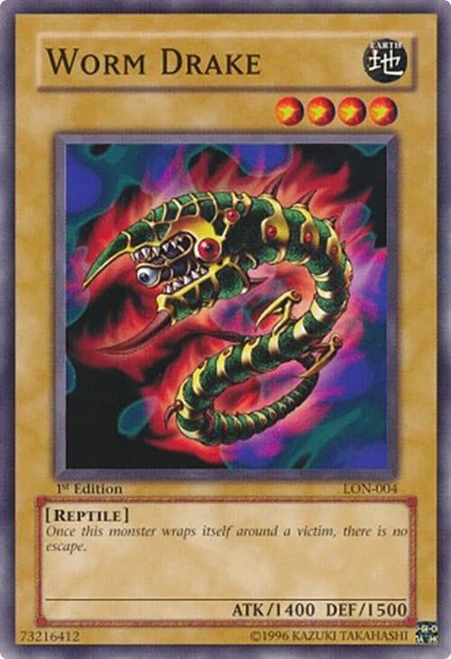 Image for Worm Drake (Labyrinth of Nightmare) (LON-004) - YuGiOh
