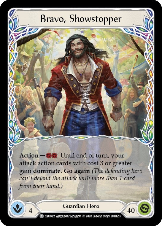 Image for Bravo, Showstopper (Crucible of War) (CRU022) - Flesh and Blood TCG