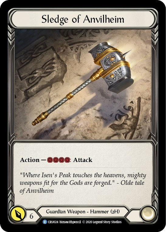Image for Sledge of Anvilheim (Crucible of War) (CRU024) - Flesh and Blood TCG