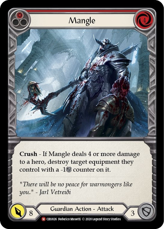 Image for Mangle (Crucible of War) (CRU026) - Flesh and Blood TCG