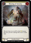 Image for Blessing of Serenity (Yellow) (Crucible of War) (CRU042) - Flesh and Blood TCG