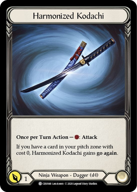 Image for Harmonized Kodachi (Crucible of War) (CRU048) - Flesh and Blood TCG