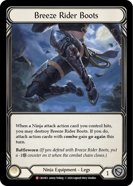 Image for Breeze Rider Boots (Crucible of War) (CRU053) - Flesh and Blood TCG