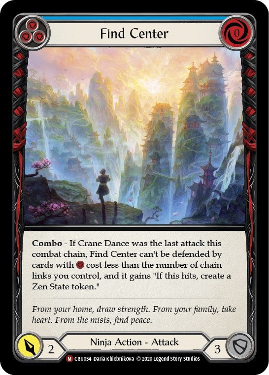 Image for Find Center (Crucible of War) (CRU054) - Flesh and Blood TCG