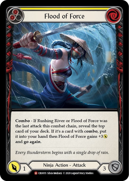 Image for Flood of Force (Crucible of War) (CRU055) - Flesh and Blood TCG