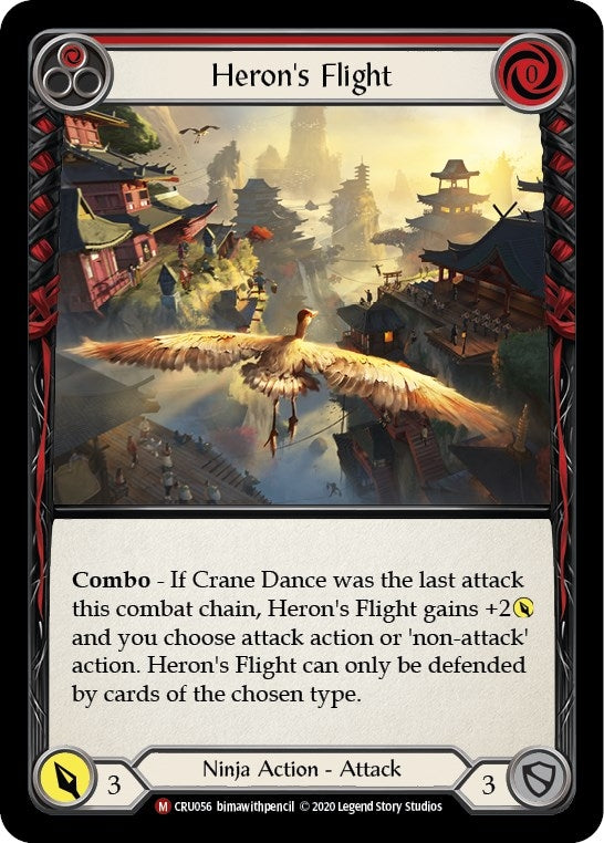 Image for Heron's Flight (Crucible of War) (CRU056) - Flesh and Blood TCG