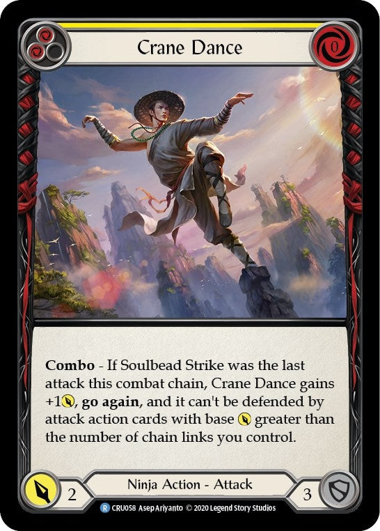 Image for Crane Dance (Yellow) (Crucible of War) (CRU058) - Flesh and Blood TCG